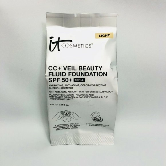 NEW It Cosmetics CC+ Veil Beauty Fluid Foundation - Picture 5 of 8